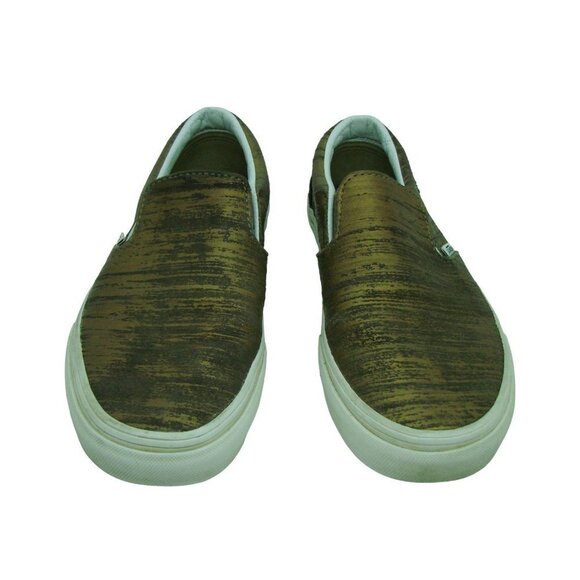 Vans Brushed Metallic Gold Skateboard Shoes Off the Wall Unisex Men 5.5/Wo's 7.0 - Picture 2 of 11